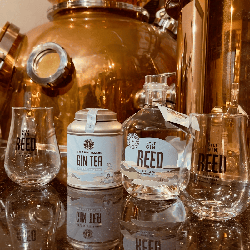 XMAS Sylt Gin REED Geschenkset - 1 Glas geschenkt!