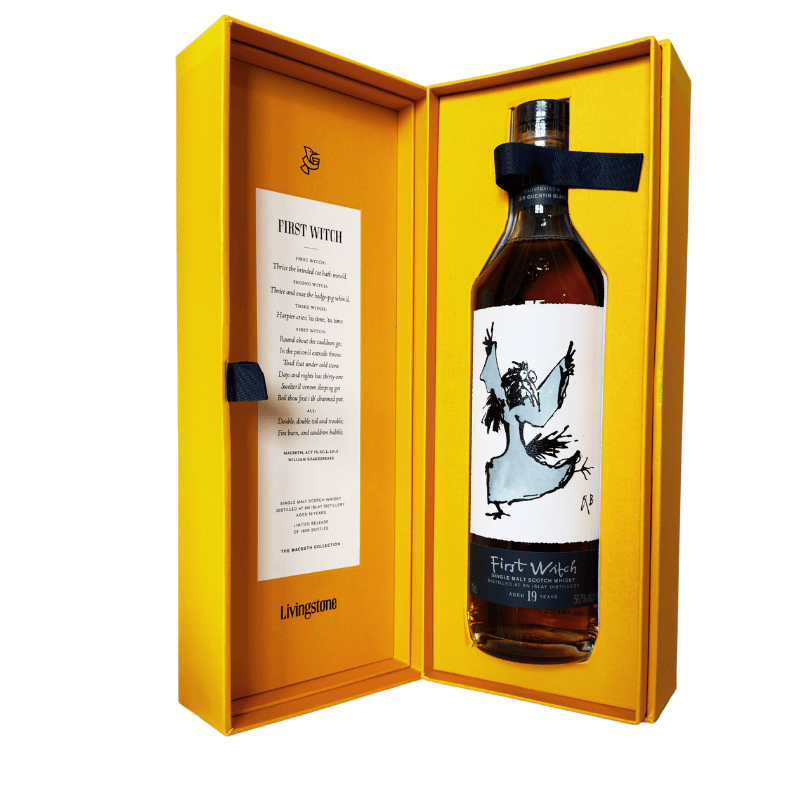 Ardbeg  First Witch) 2004/2023 - 19 Jahre - Macbeth Series Act One (51,70 % vol., 0,70 L, 998,57 €/Liter)