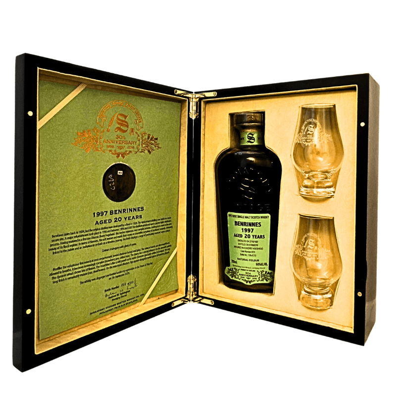 Benrinnes 1997/2017 30th Anniversary + 2 Gläser - 20 Jahre #9731 (54,90% vol. 0,70l)