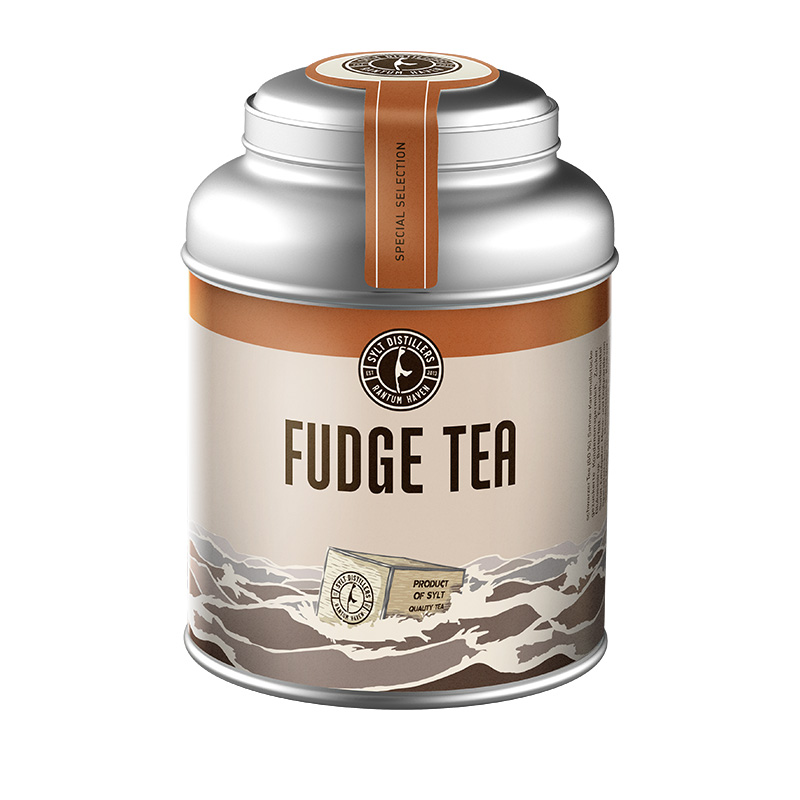 Sylt Distillers Fudge Tea - aromatisierter Tee mit Karamell Geschmack - 100 g