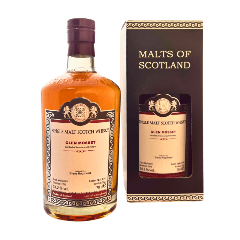 MoS Glen Mosset 2013/2023 - MoS23005 (54,20 % vol., 0,70 L, 141,43 €/Liter)
