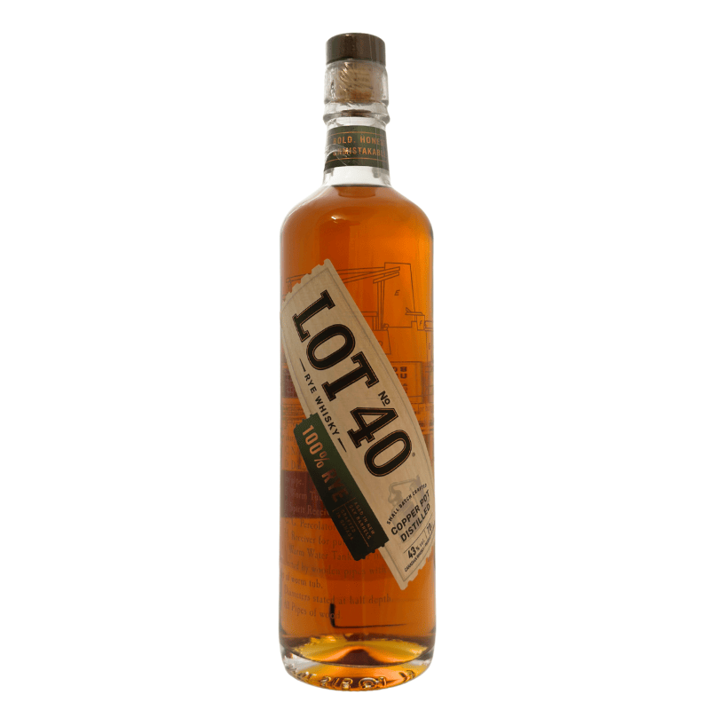Lot No.40 100% Rye Whisky (43,00% vol. 0,70l)