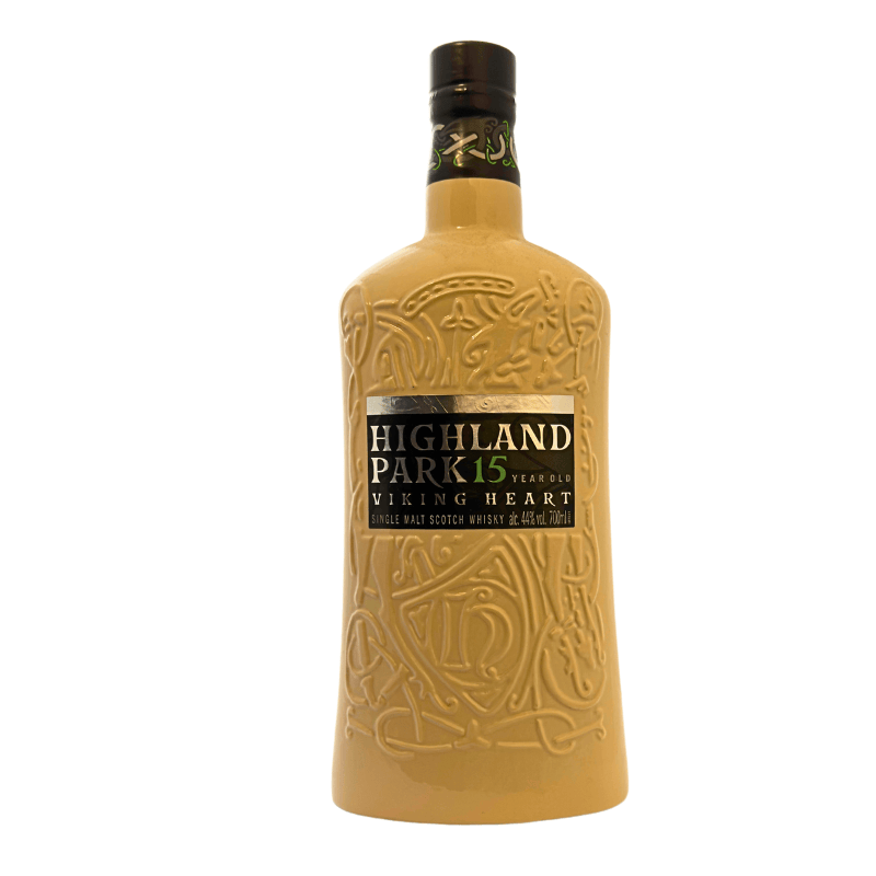 Highland Park 15 y Viking Heart - Keramikflasche - (44,00 % vol., 0,70 L, 171,29 €/Liter)