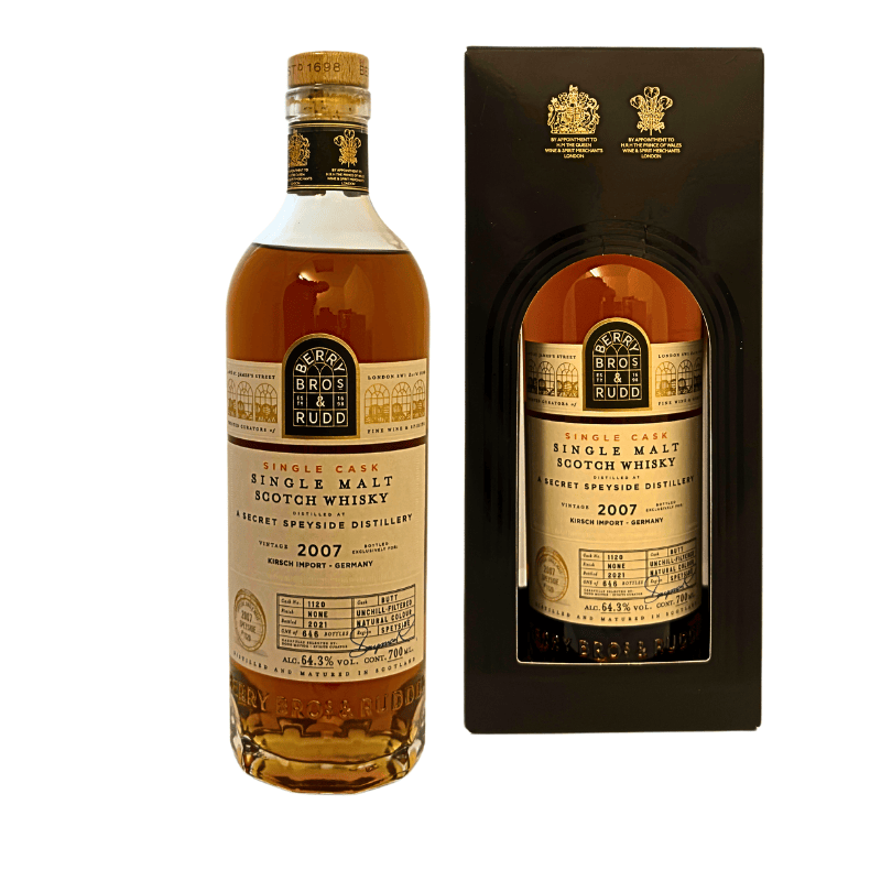 BBR Secret Speyside 2007/2021 - 14 Jahre - #1120 (64,30% vol. 0,70l)