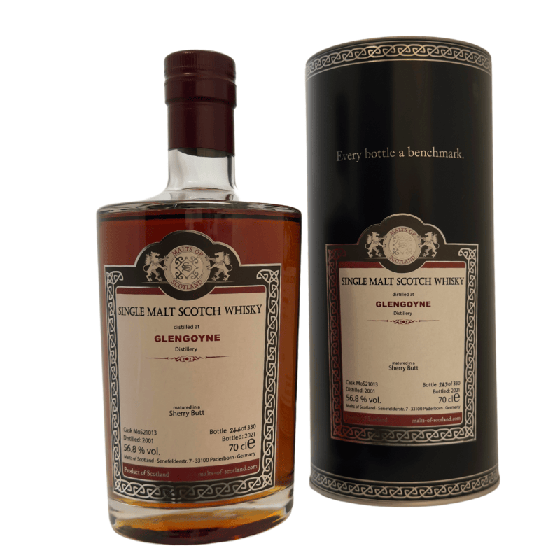MoS Glengoyne 2001/2021 - MoS21013 (56,80 % vol., 0,70 L, 385,57 €/Liter)