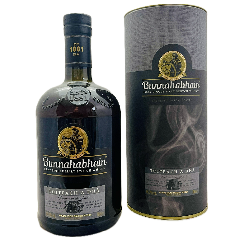 Bunnahabhain Toiteach A Dha - Smoky Two (46,30 % vol., 0,70 L, 99,86 €/Liter)