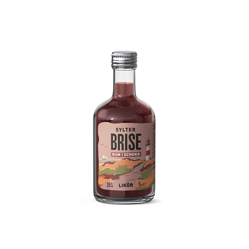 Mini Sylter BRISE Rum-Schoko Likör (35,00% vol. 0,05l)