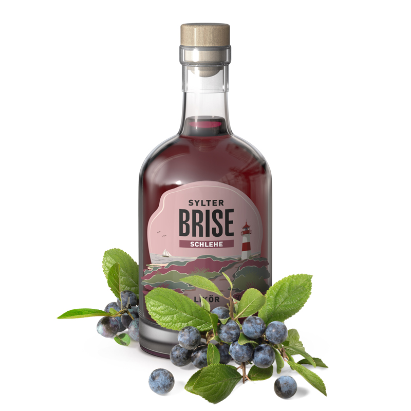Sylter BRISE Schlehenlikör (23,00 % vol., 0,50 L, 39,80 €/Liter)