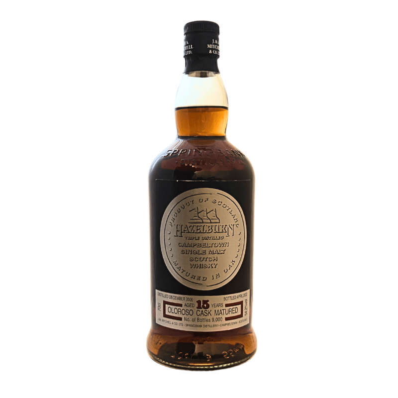 Hazelburn 15 Jahre - Oloroso Cask Matured - Triple Distilled - Campbeltown Single Malt Scotch Whisky