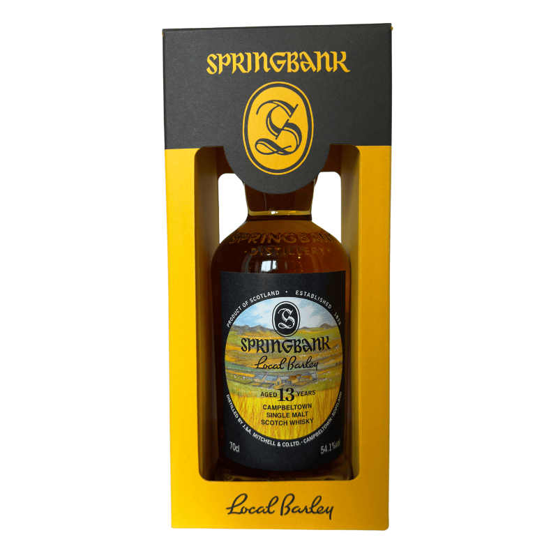 Springbank 13 Jahre Local Barley (54,10 % vol., 0,70 L, 612,86 €/Liter)