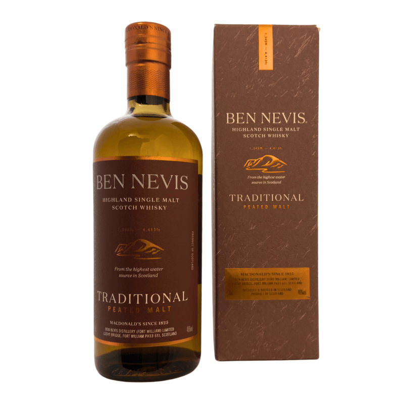 Ben Nevis Traditional Peated Malt (46,00 % vol., 0,70 L, 107,00 €/Liter)