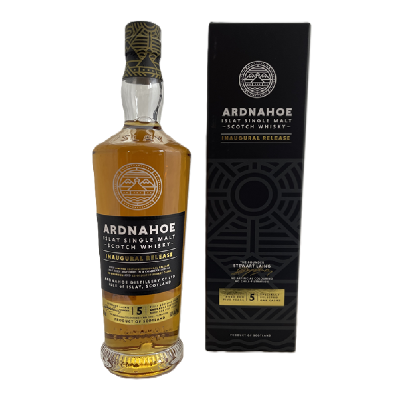 Ardnahoe Islay Single Malt - Inaugural Release - 5 Jahre (50,00% vol. 0,70l)