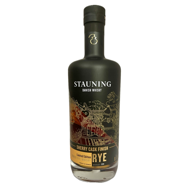 Stauning Rye - Sherry Cask Finish - Limited Edition (53,10 % vol., 0,70 L, 125,57 €/Liter)