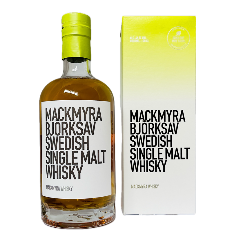 Mackmyra BJÖRKSAV - Schwedischer Single Malt Whisky (46,10 % vol., 0,70 L, 92,71 €/Liter)