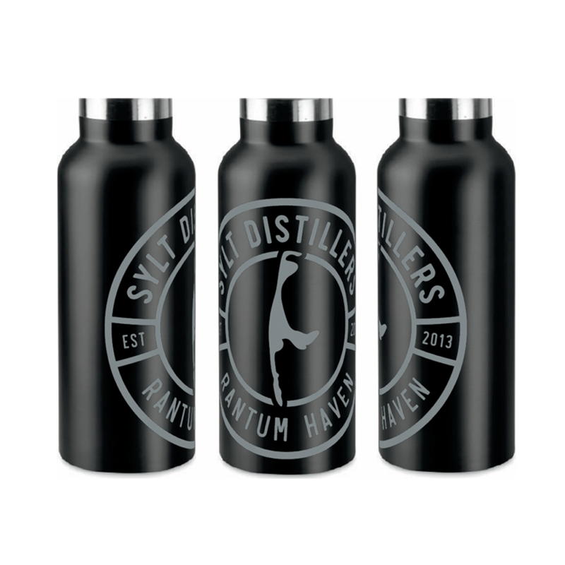 Sylt Distillers Isolierflasche 500 ml schwarz