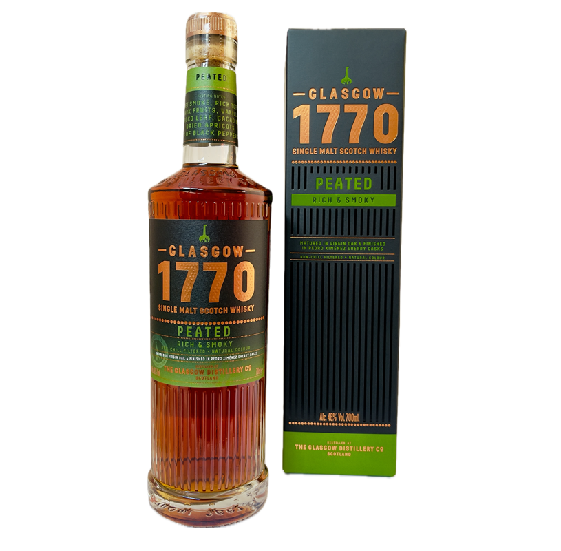 1770 Glasgow Distillery Single Malt - Peated Rich & Smoky