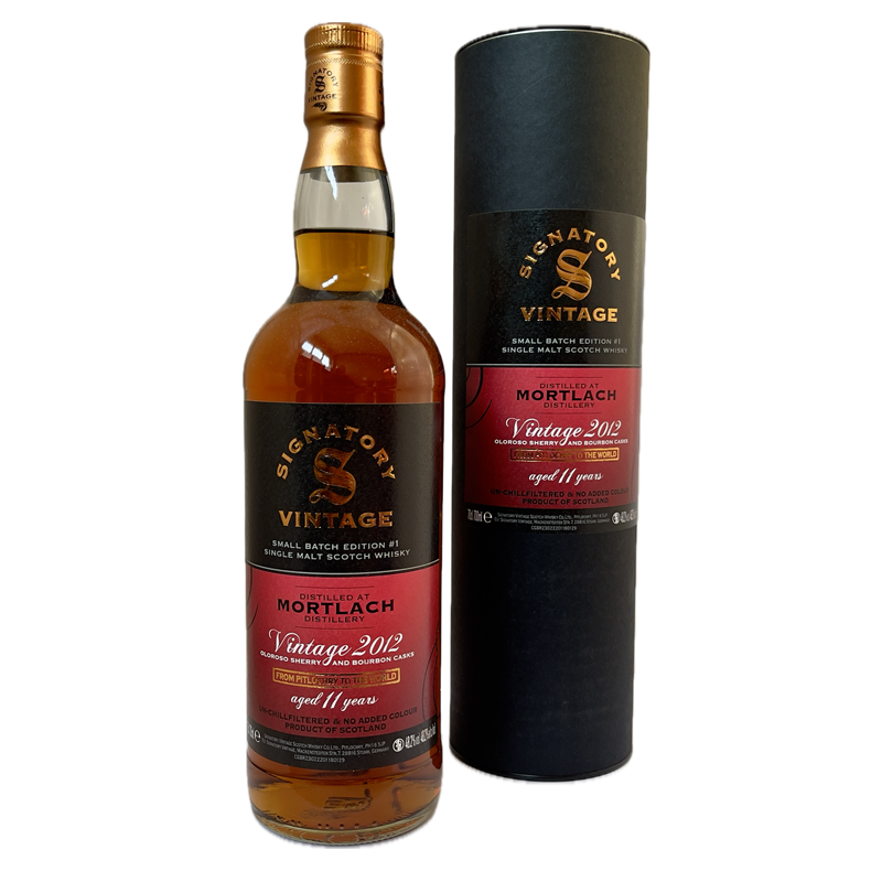 Mortlach 2012/2023 11y - Vintage 2012 - Signatory V. Small Batch Edition No. 1
