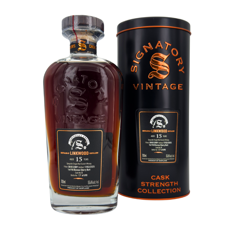 Linkwood 15 y 2009/2025 Cask #5 cs Signatory Vintage