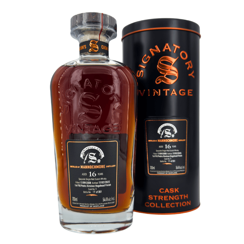 Mannochmore 16 y 2008/2025 Cask #1 cs Signatory Vintage