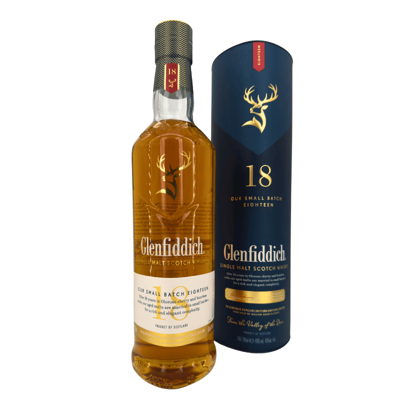 Glenfiddich 18 Jahre Our Small Batch Single Malt Scotch Whisky 40%