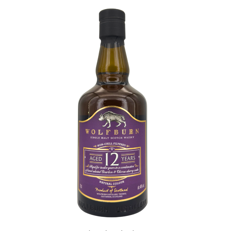 Wolfburn 12 Jahre 46 % vol 0,7 L Bourboncask & Olorosocask