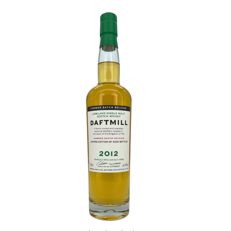 Daftmill 2012 - Summer Batch Release - 12 Jahre  First Fill Bourbon Barrels - Lowland Single Malt Scotch Whisky