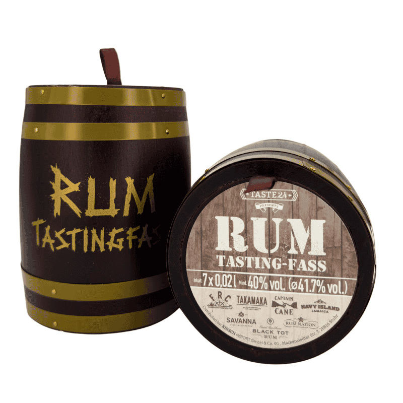Rum Tastingfass  7x 0,02 l Rum Set