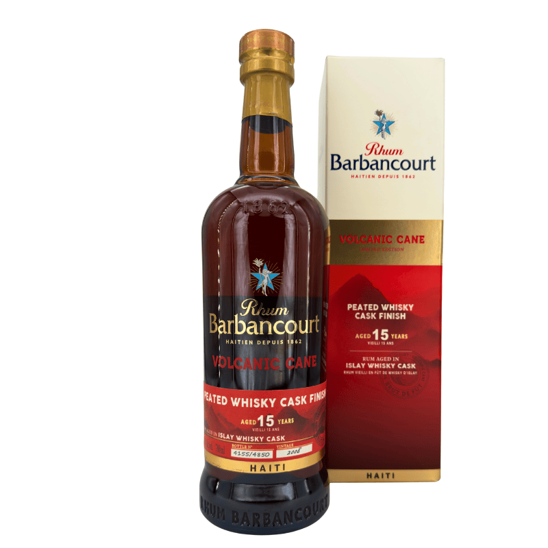 Barbancourt Rhum 15 Jahre Volcanic Cane Peated Whisky Cask (46,70% vol. 0,70l)
