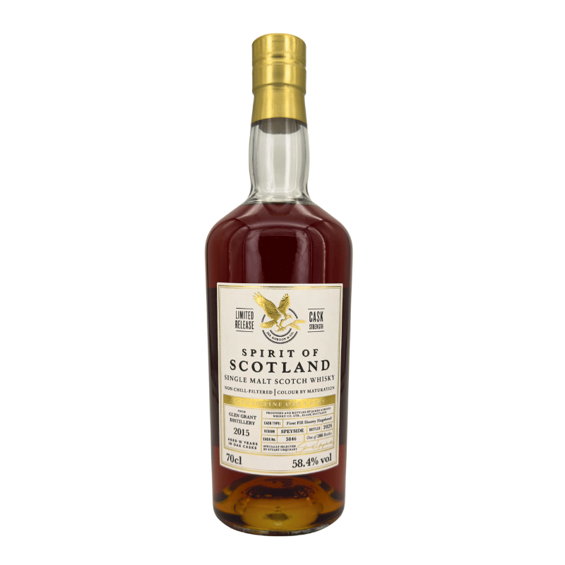G&M Glen Grant 10 Jahre - 2015/2026 - 1st Fill Sherry Cask #5846 - Spirit of Scotland - Speyside