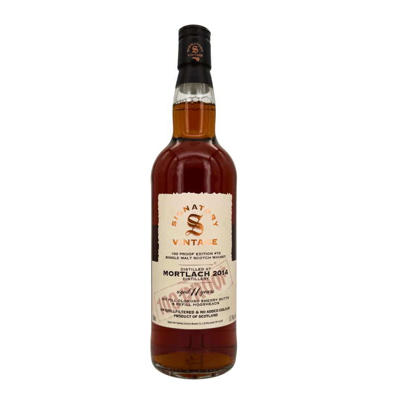 Mortlach 12 Jahre (2013/2026) - #60 Sherry Cask - Signatory Vintage - 100 Proof Edition