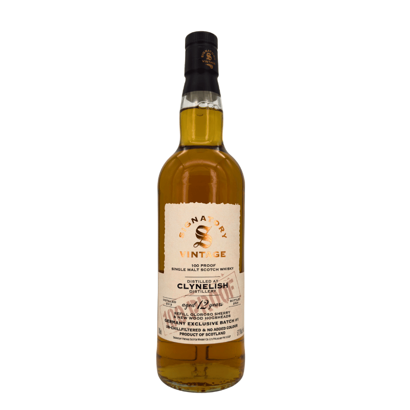 Clynelish 12 Jahre - Germany Exclusive Batch #1 - Oloroso- Signatory Vintage - 100 Proof Edition