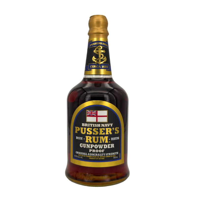 Pussers British Navy Rum GUNPOWDER PROOF