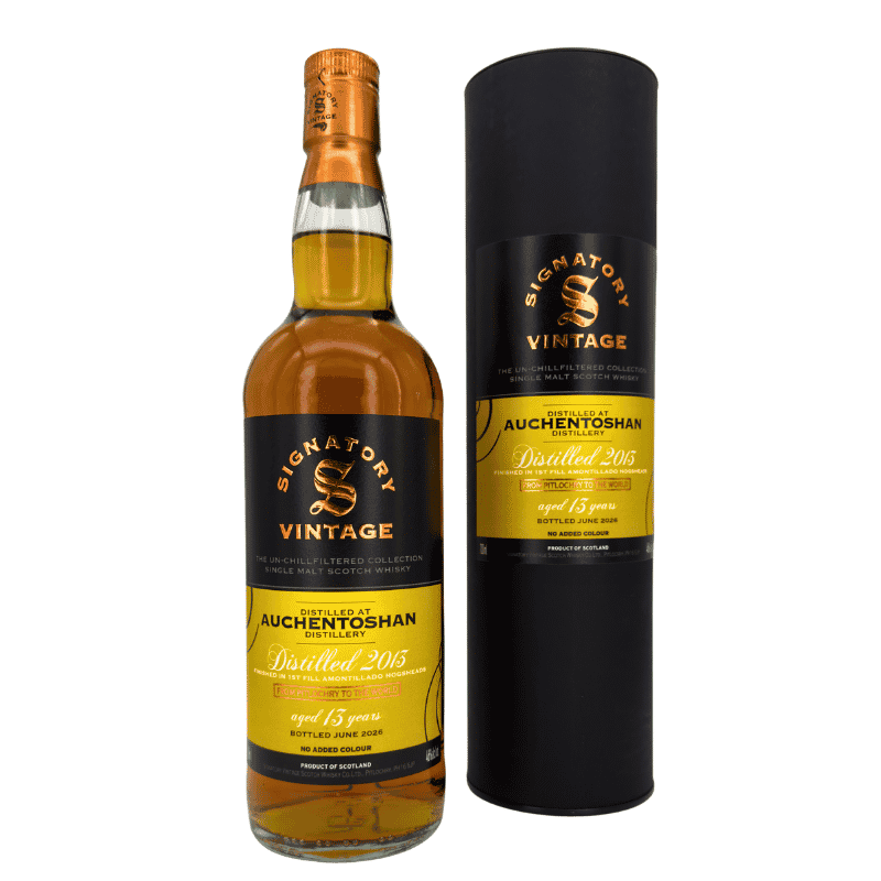 Auchentoshan - 13 Jahre Signatory Vintage - 1st fill Amontillado Hogsheads