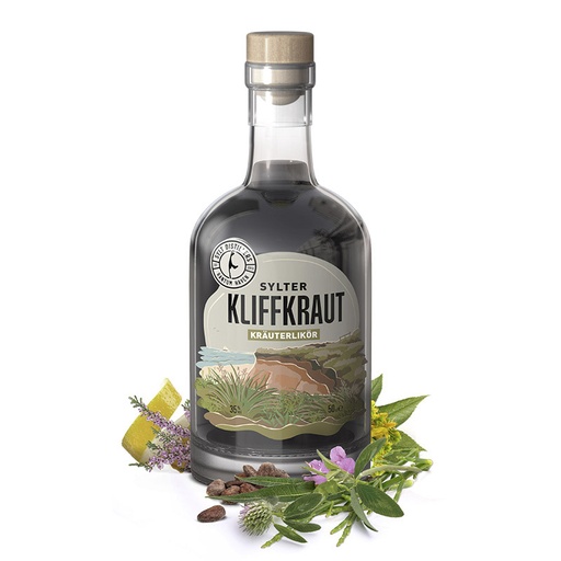 [P0011895] Sylter KLIFFKRAUT Kräuterlikör (35,00 % vol., 0,50 L, 47,80 €/Liter)