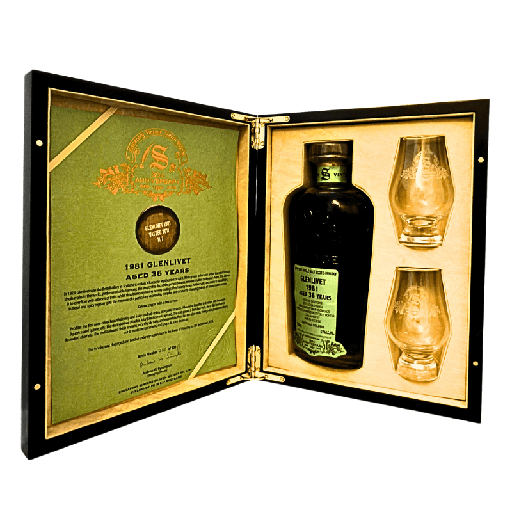 [P0012031] Glenlivet 1981/2019 30th Anniversary + 2 Gläser - 36 Jahre #11/7 (47,70% vol. 0,70l)