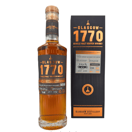 [P0012637] 1770 Glasgow Distillery Peated 2017/2021 - 4 Jahre - Marsala Single Cask in cask strength - auf 372 Flaschen limitiert (46,00% vol. 0,70l)
