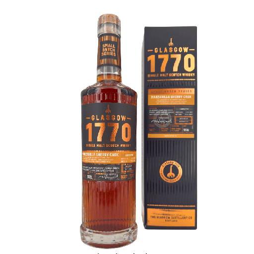 [P0013868] 1770 Glasgow Single Malt 2018/2023 Manzanilla Cask #18/218 auf 813 Flaschen limitiert (59,00% vol. 0,70l)