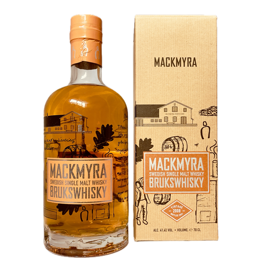 [P0014016] Mackmyra BRUKSWHISKY - Schwedischer Single Malt Whisky (41,40 % vol., 0,70 L, 78,43 €/Liter)