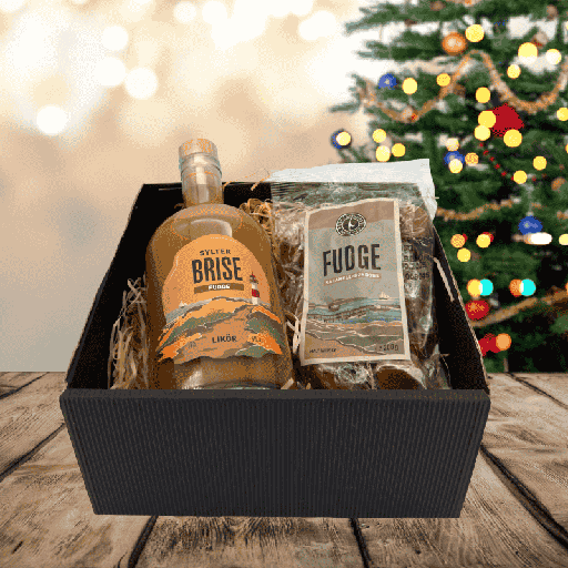 [P0014421] Christmas Fudge Geschenkset - Sylter BRISE Fudge Likör & Fudge Bonbons