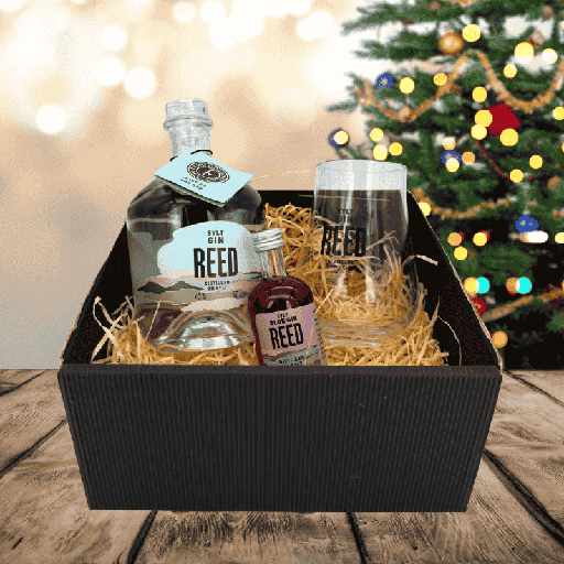 [P0014424] Christmas Gin Geschenkset - Sylt GIN Reed, Glas & Mini Sloe Gin gratis