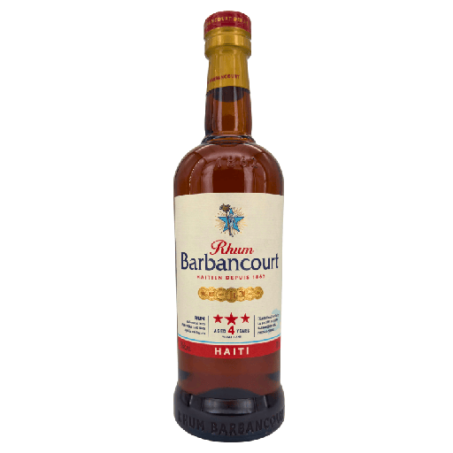 [P0014437] Barbancourt Three Stars Rum 4 Jahre (43,00 % vol., 0,70 L, 47,00 €/Liter)