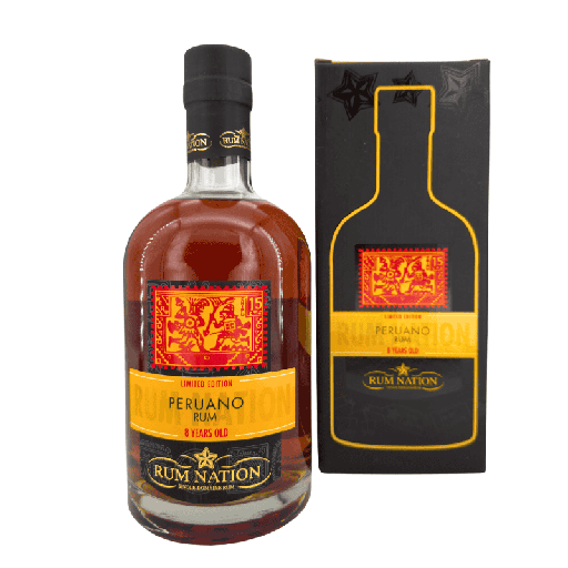 [P0014507] Rum Nation Peruano 8 Jahre (42,00 % vol., 0,70 L, 85,57 €/Liter)